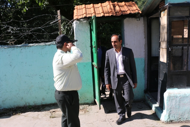 بازدید فرماندار نکا از پاسگاه انتظامی دهستان استخرپشت