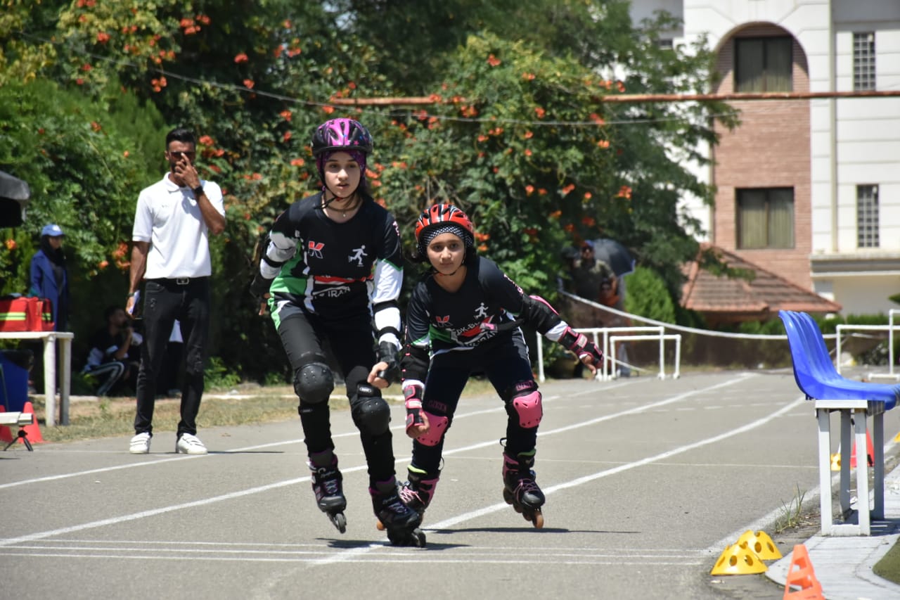 مسابقات اسکیت سرعت مازندران در آمل 