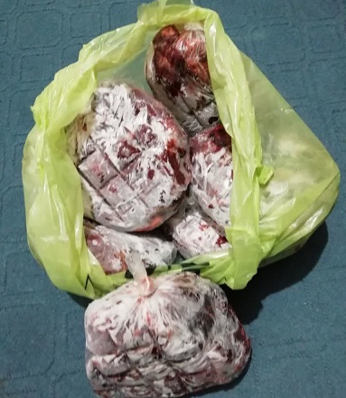 کشف و ضبط مقداری لاشه مرال شکار شده در منطقه آزاد کیاسر