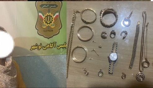 دستگیری سارق طلاجات ۲۰۰میلیاردی در نوشهر