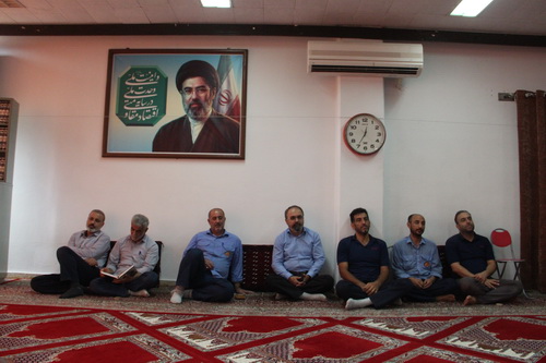 برگزاری مراسم گرامیداشت آقای شهید ایران در نیروگاه نکا